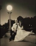 Wedding photo printed on canvas
