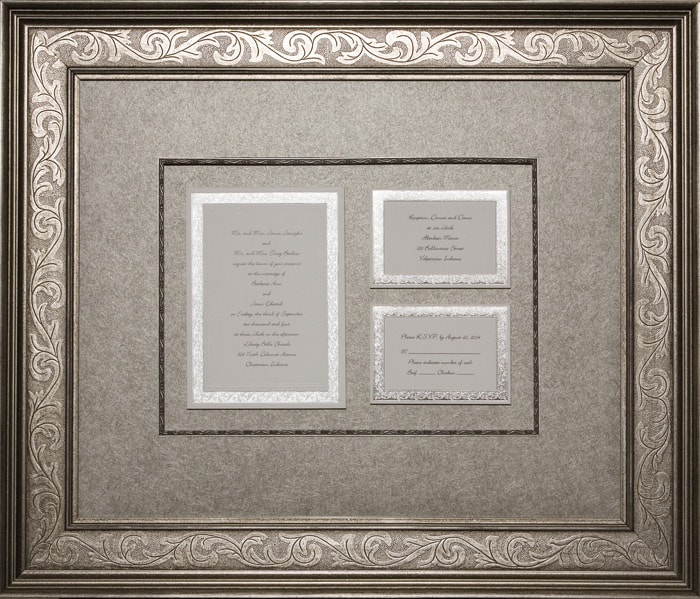 Awesome Custom Framing for Wedding Memorabilia | AUM Framing and Gallery