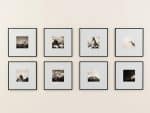 Framed photos symmetrical display