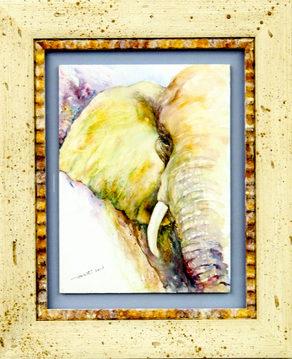 Elephant, watercolor