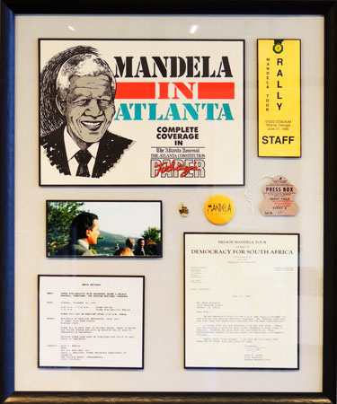 Mandela in Atlanta Rally