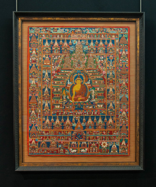 Buddhist Subject Matter on Textile