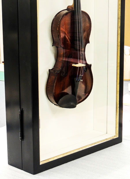 Violin Display Case Detail 
